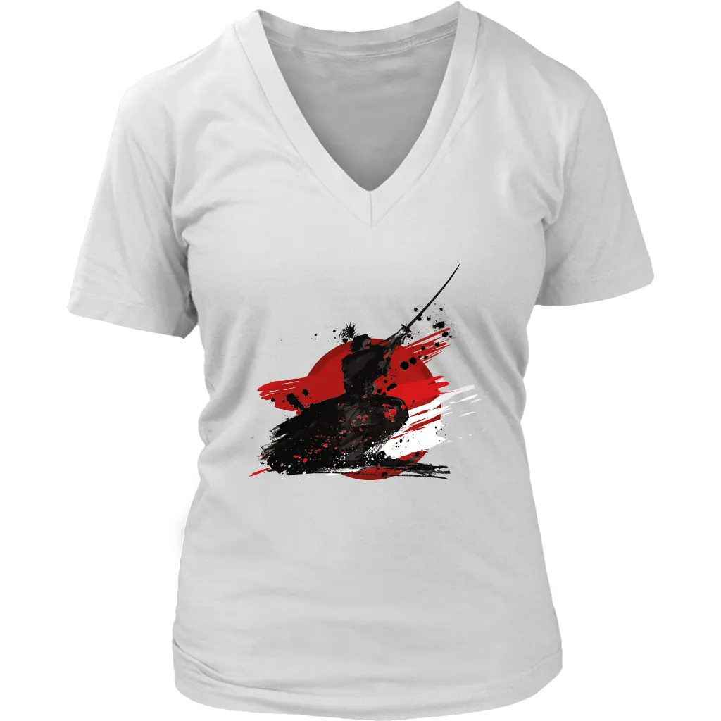 Samurai T-shirt, Japanese style T-shirt, Samurai Gift, Samurai with Sword Shirt