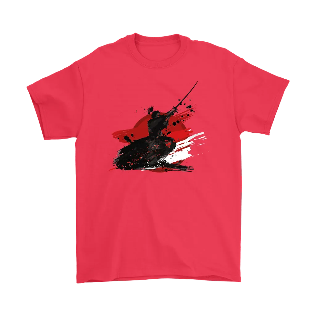 Samurai T-shirt, Japanese style T-shirt, Samurai Gift, Samurai with Sword Shirt