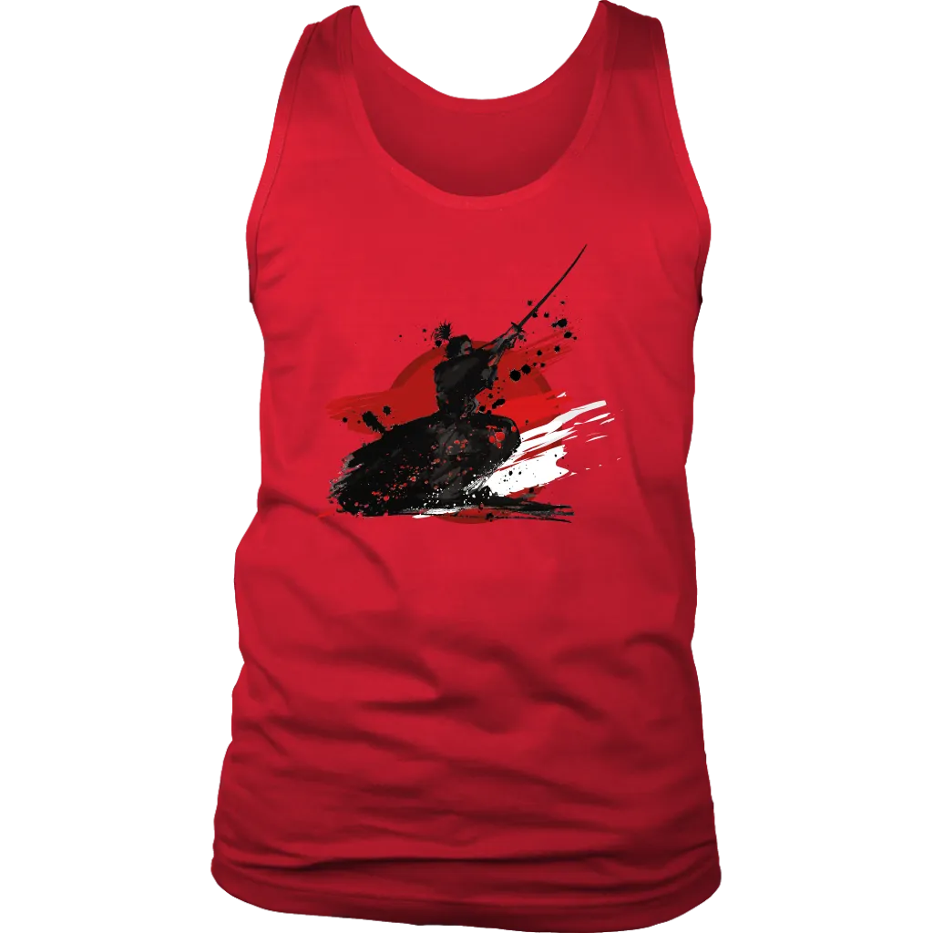 Samurai T-shirt, Japanese style T-shirt, Samurai Gift, Samurai with Sword Shirt