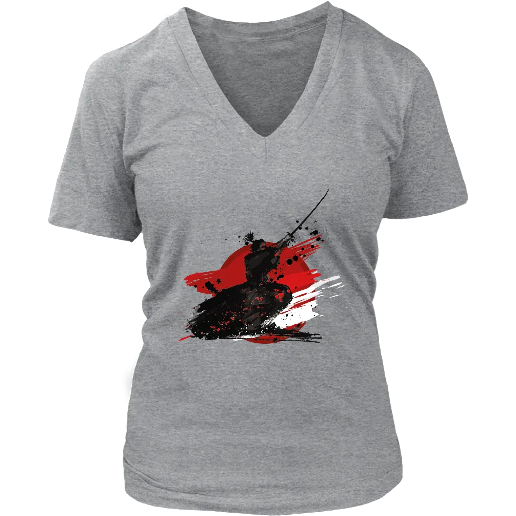 Samurai T-shirt, Japanese style T-shirt, Samurai Gift, Samurai with Sword Shirt