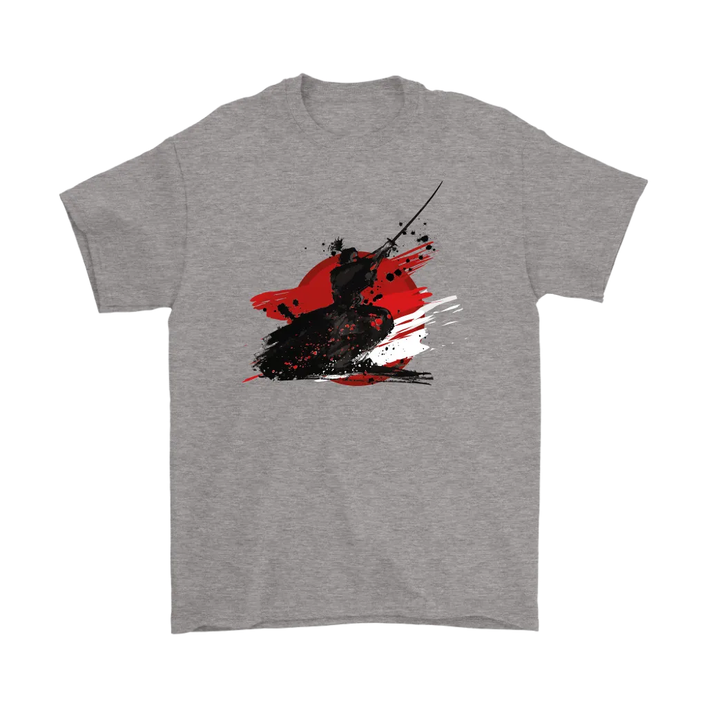 Samurai T-shirt, Japanese style T-shirt, Samurai Gift, Samurai with Sword Shirt