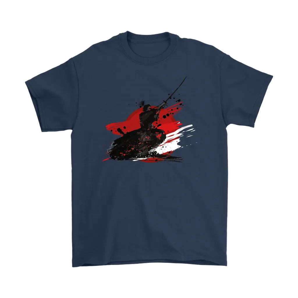 Samurai T-shirt, Japanese style T-shirt, Samurai Gift, Samurai with Sword Shirt