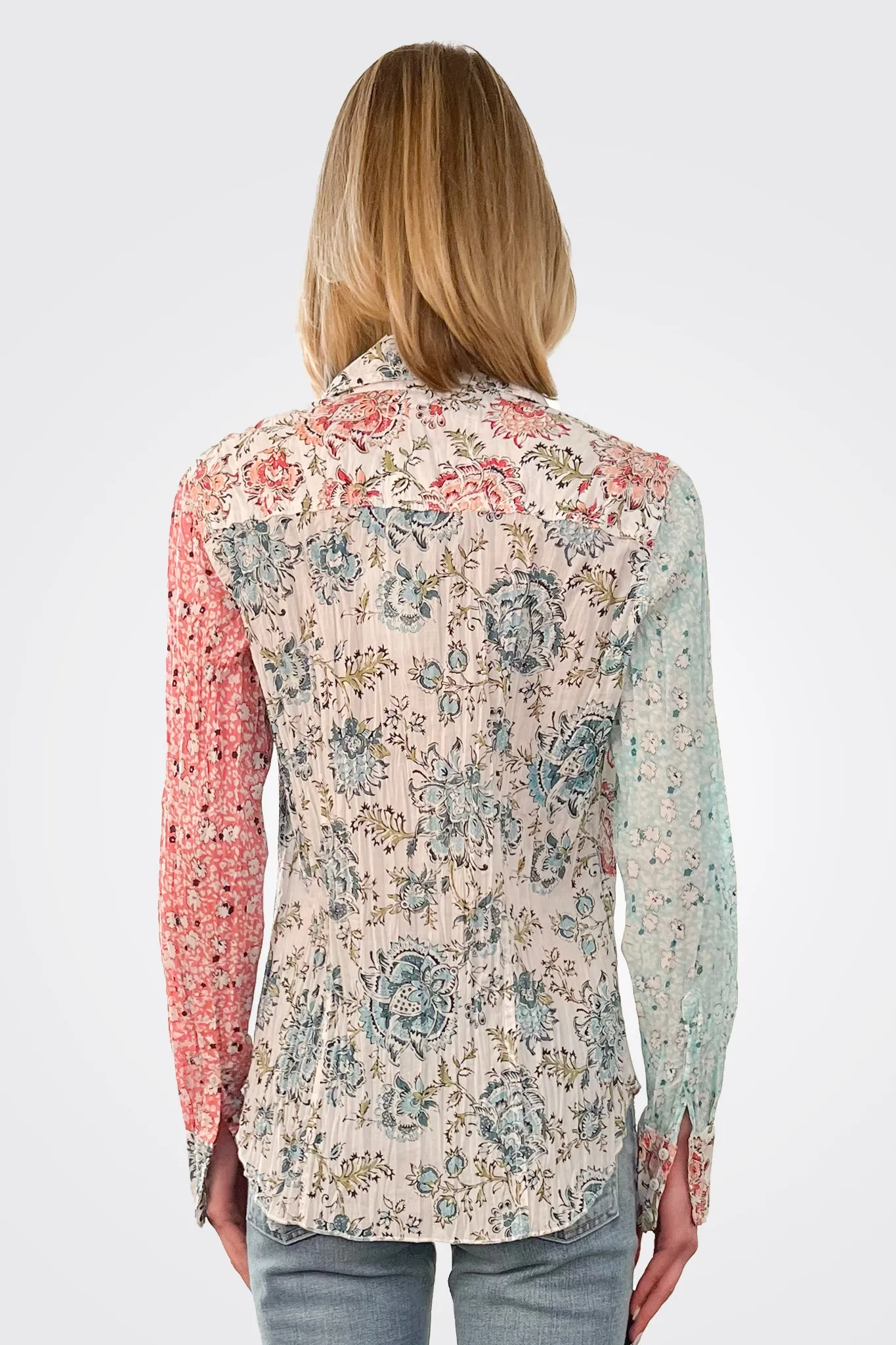 Santiago Button Down Shirt - Coral