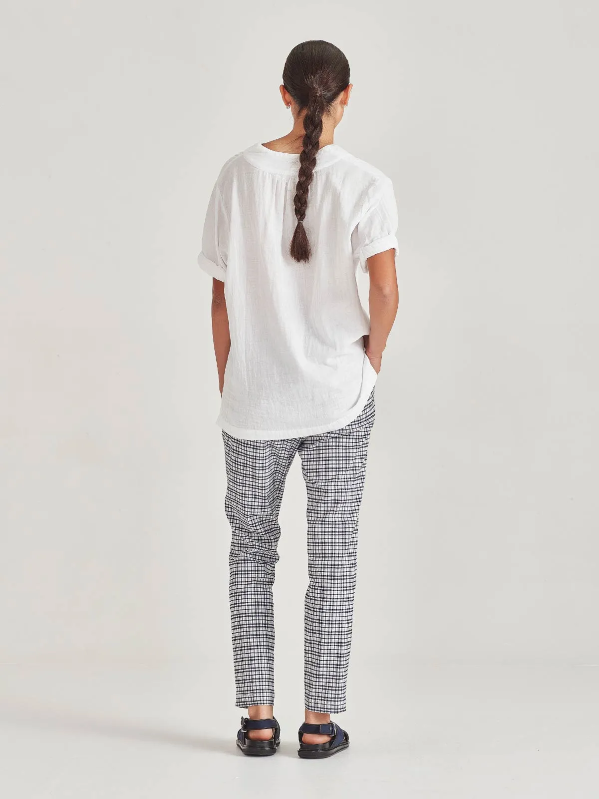 Sills Emily Jogger - Navy Check