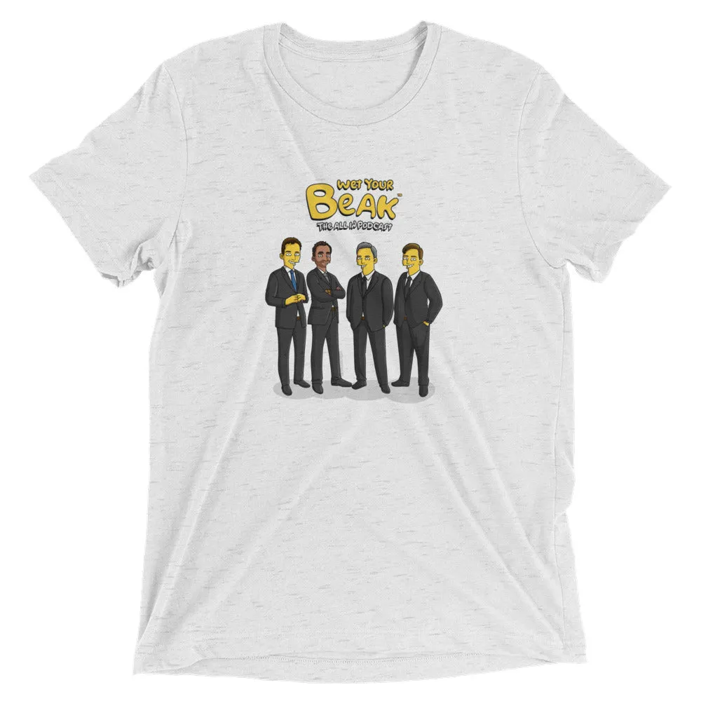 Simpsons - Besties Edition - All-In Podcast Tee Shirt