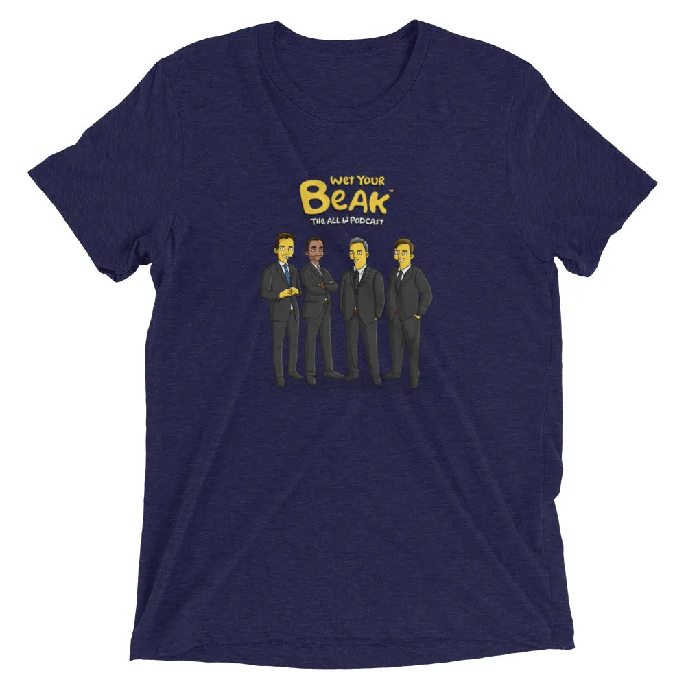Simpsons - Besties Edition - All-In Podcast Tee Shirt