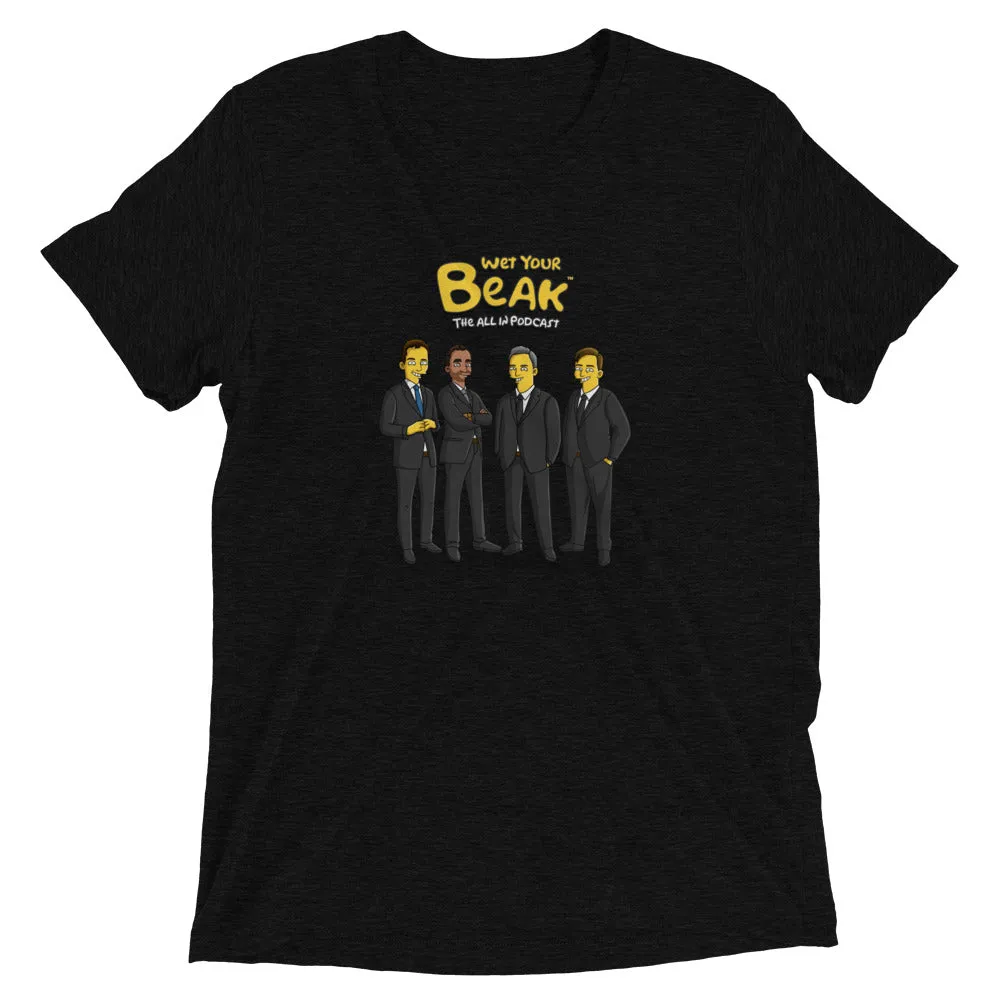 Simpsons - Besties Edition - All-In Podcast Tee Shirt