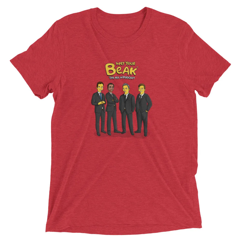 Simpsons - Besties Edition - All-In Podcast Tee Shirt