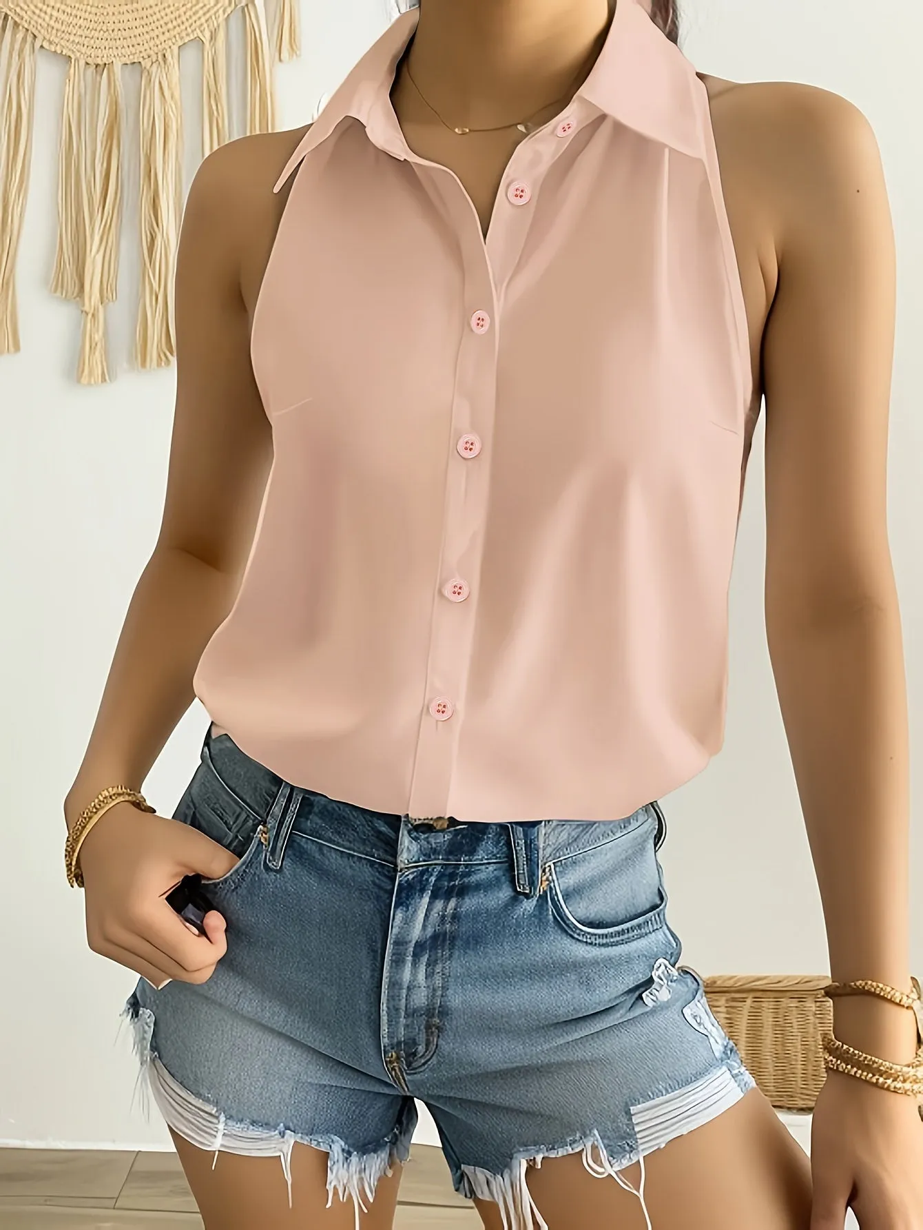 Sofia™   | Casual Lapel Button Blouse