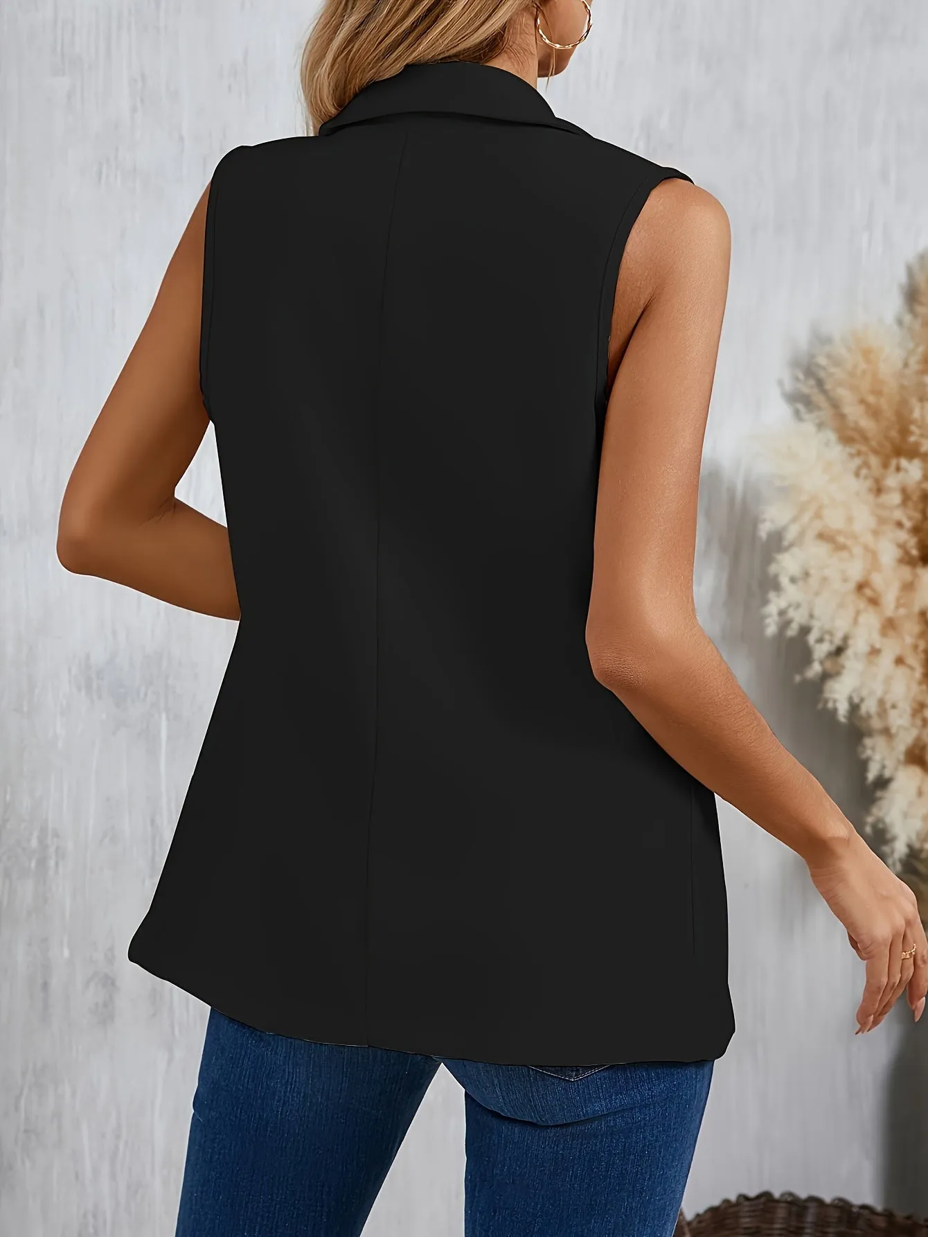 Sophie™ | Chic Sleeveless Lapel Vest