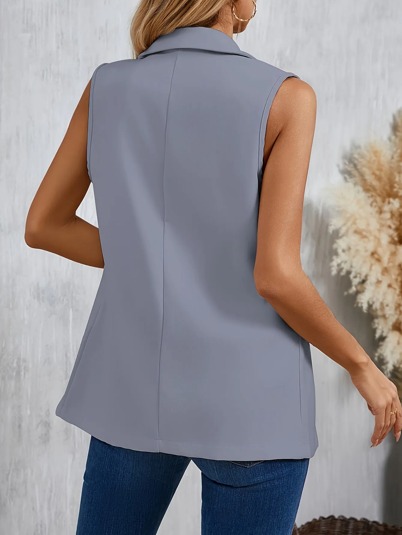 Sophie™ | Chic Sleeveless Lapel Vest