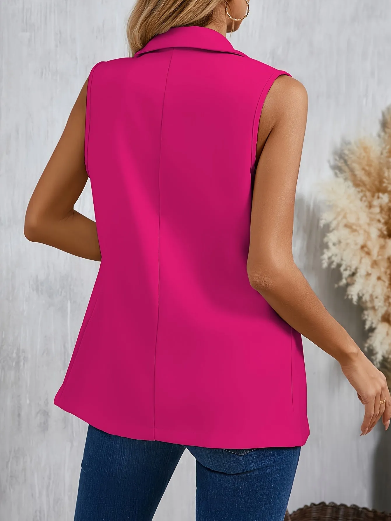 Sophie™ | Chic Sleeveless Lapel Vest