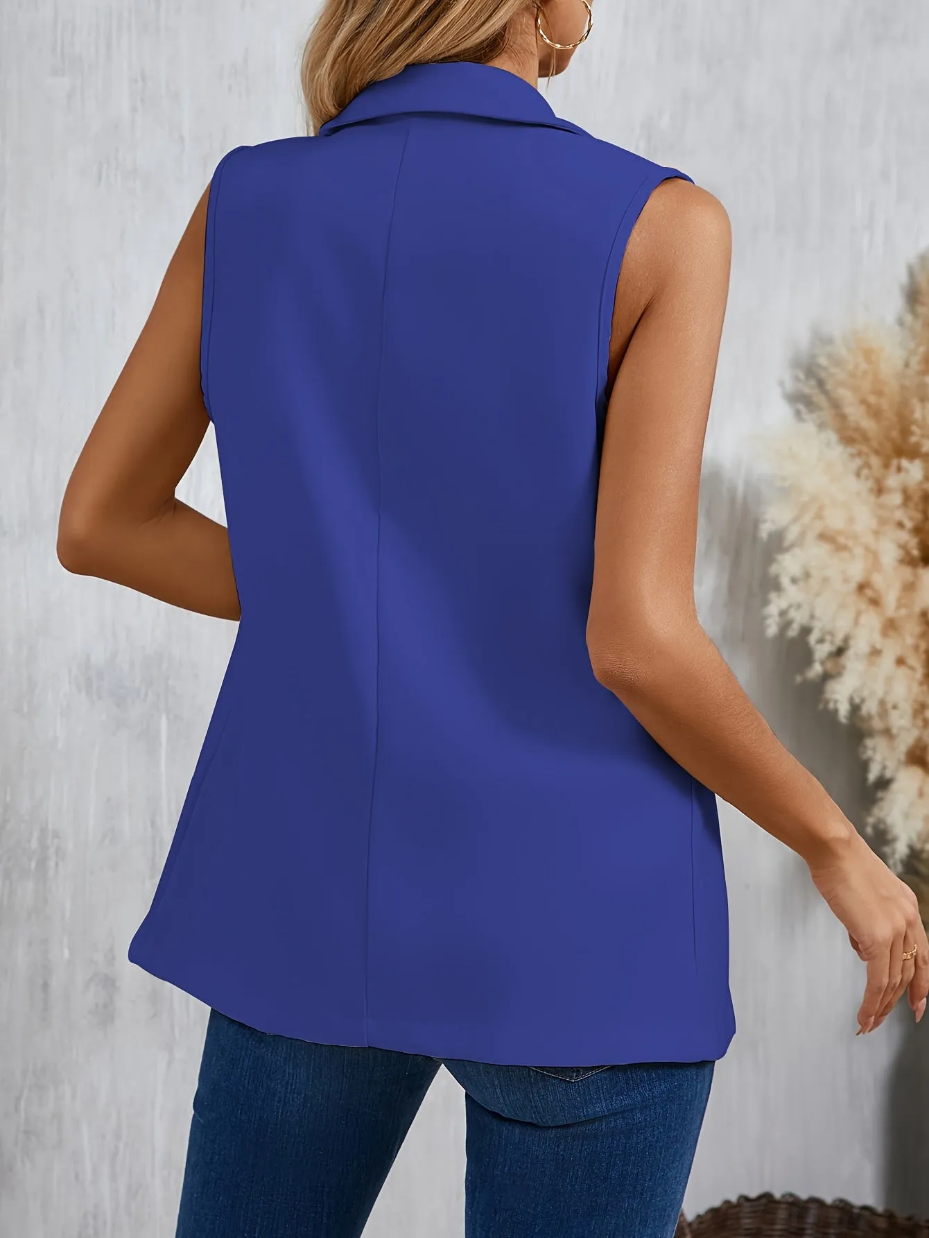 Sophie™ | Chic Sleeveless Lapel Vest