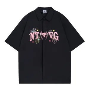 Spider Foam Letter Shirt