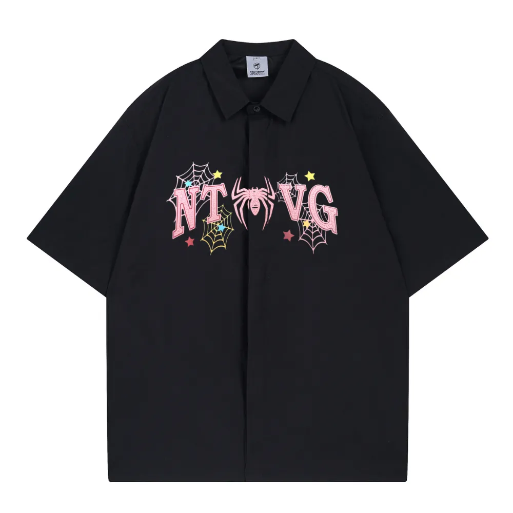 Spider Foam Letter Shirt