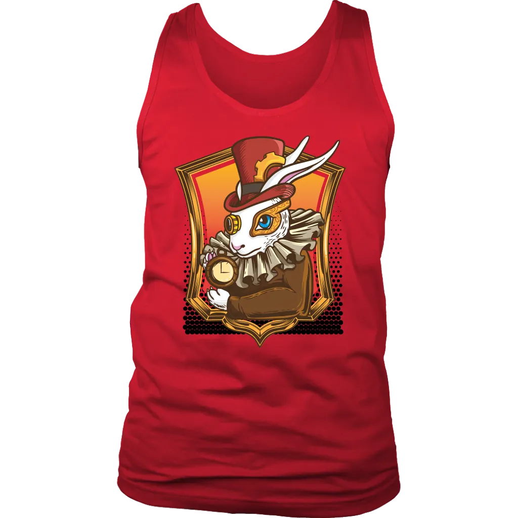 Steam Punk Rabbit T-shirt, March Hare T-shirt, Alice in Wonderland Gift, Steam Punk Gift