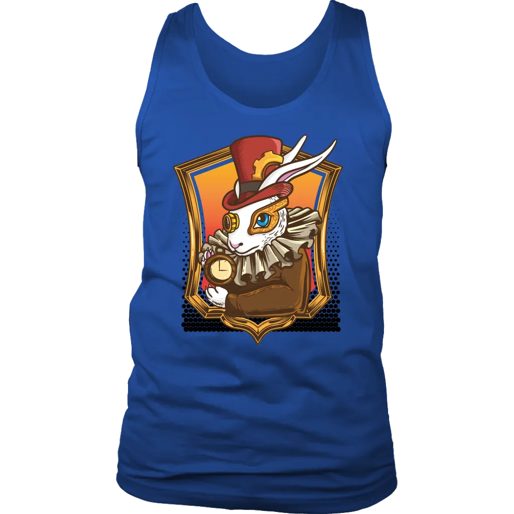 Steam Punk Rabbit T-shirt, March Hare T-shirt, Alice in Wonderland Gift, Steam Punk Gift