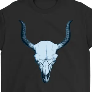 Steer Skull T-shirt, Steer Skull Gift, Skull T-shirt, Steer Skull Shirt
