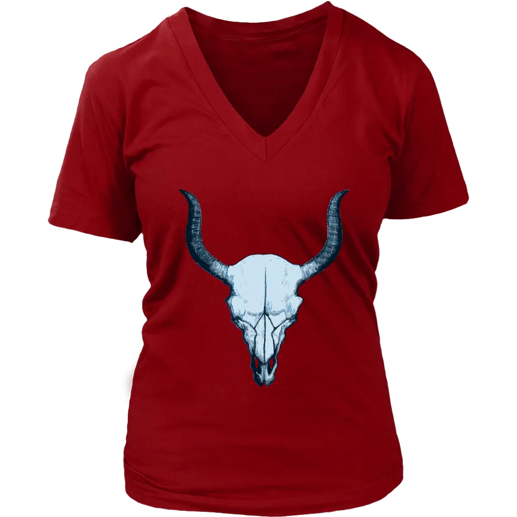 Steer Skull T-shirt, Steer Skull Gift, Skull T-shirt, Steer Skull Shirt