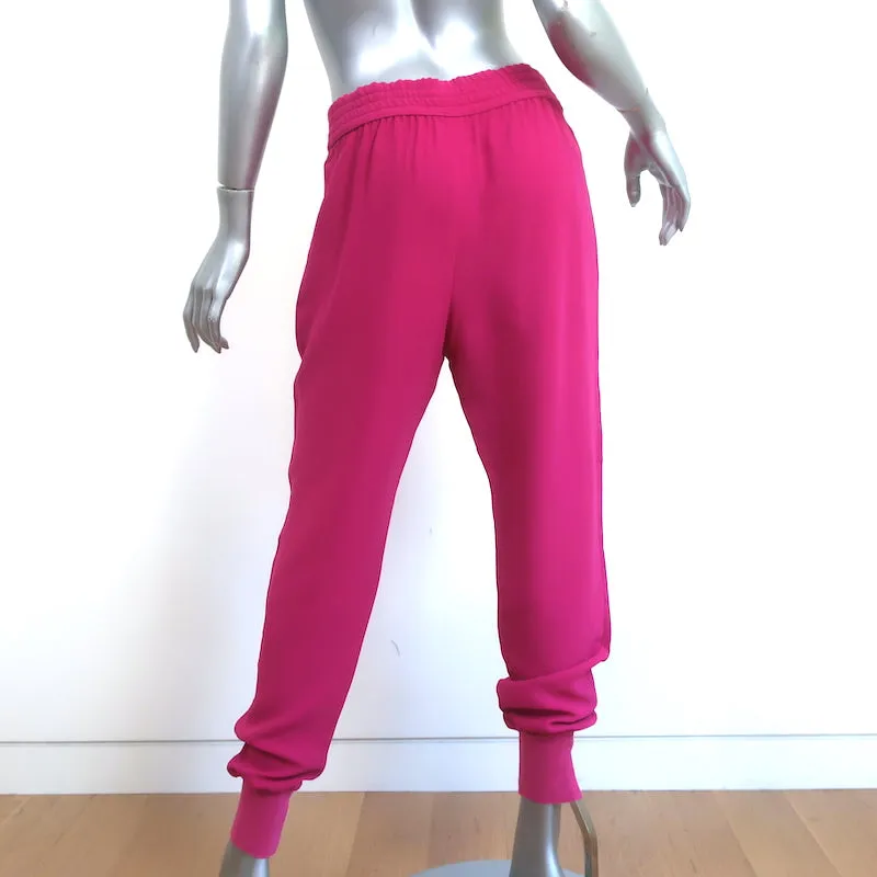 Stella McCartney Crepe Jogger Pants Fuchsia Size 42