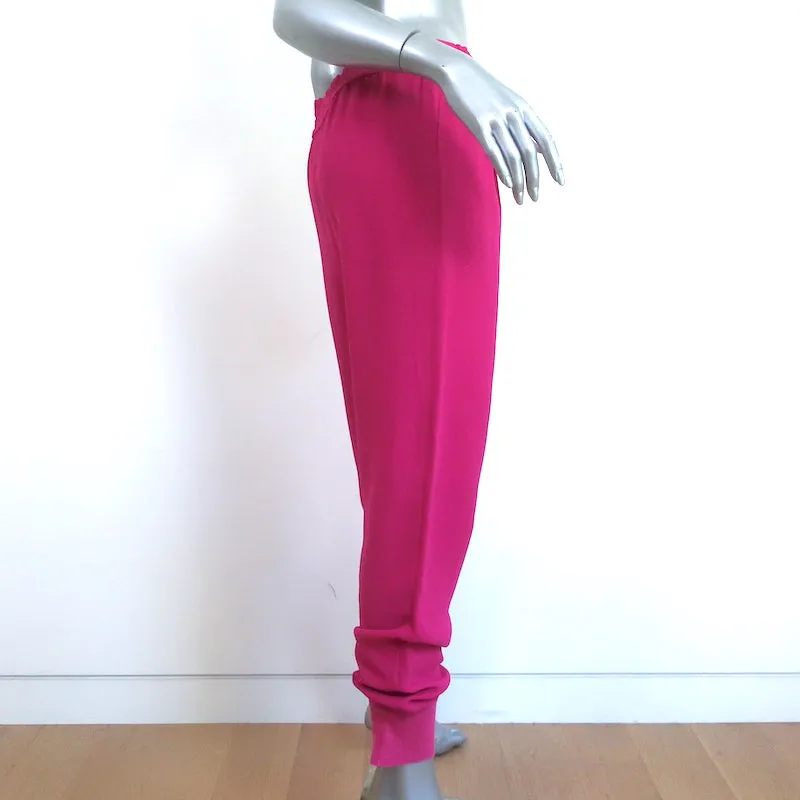 Stella McCartney Crepe Jogger Pants Fuchsia Size 42