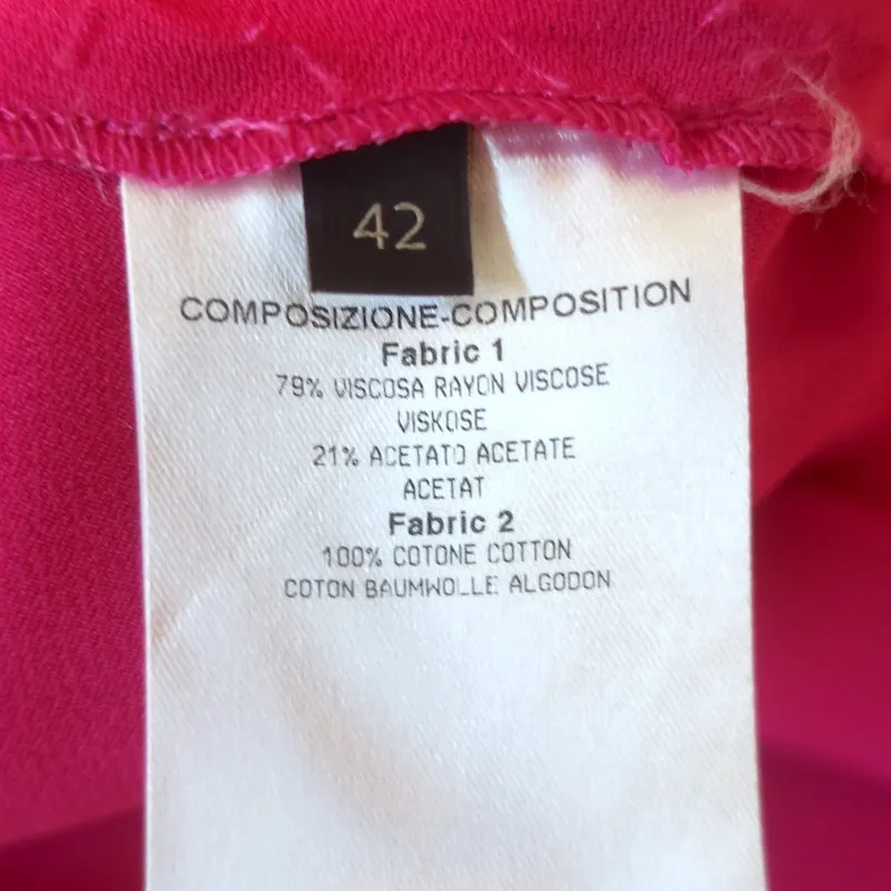 Stella McCartney Crepe Jogger Pants Fuchsia Size 42