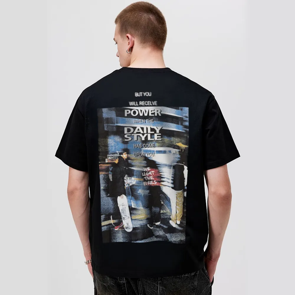 Street Skateboarding Boy Silhouette T-Shirt