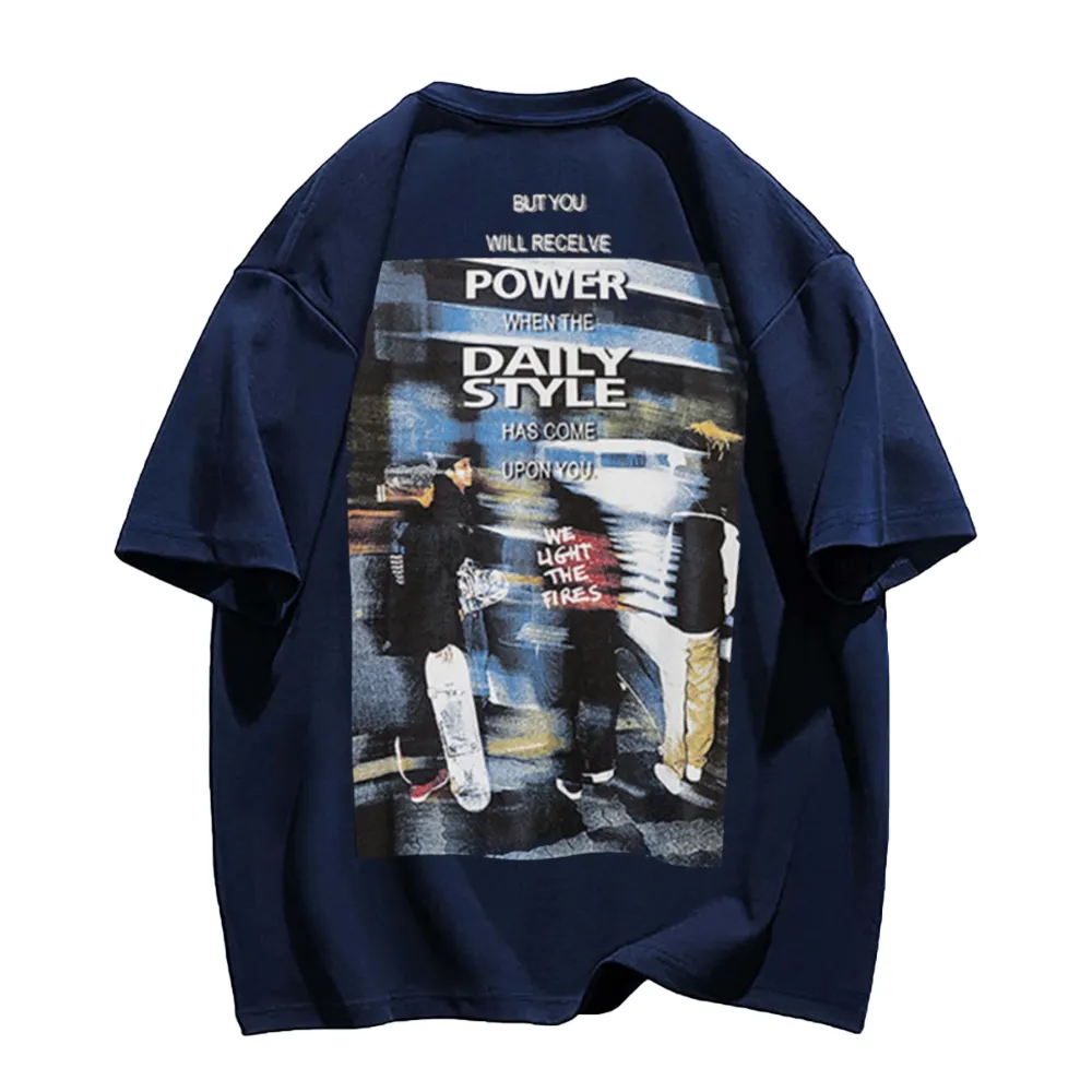 Street Skateboarding Boy Silhouette T-Shirt