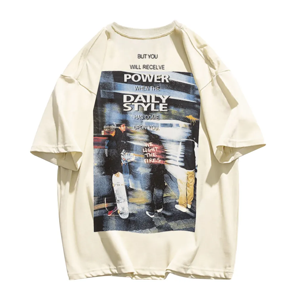 Street Skateboarding Boy Silhouette T-Shirt
