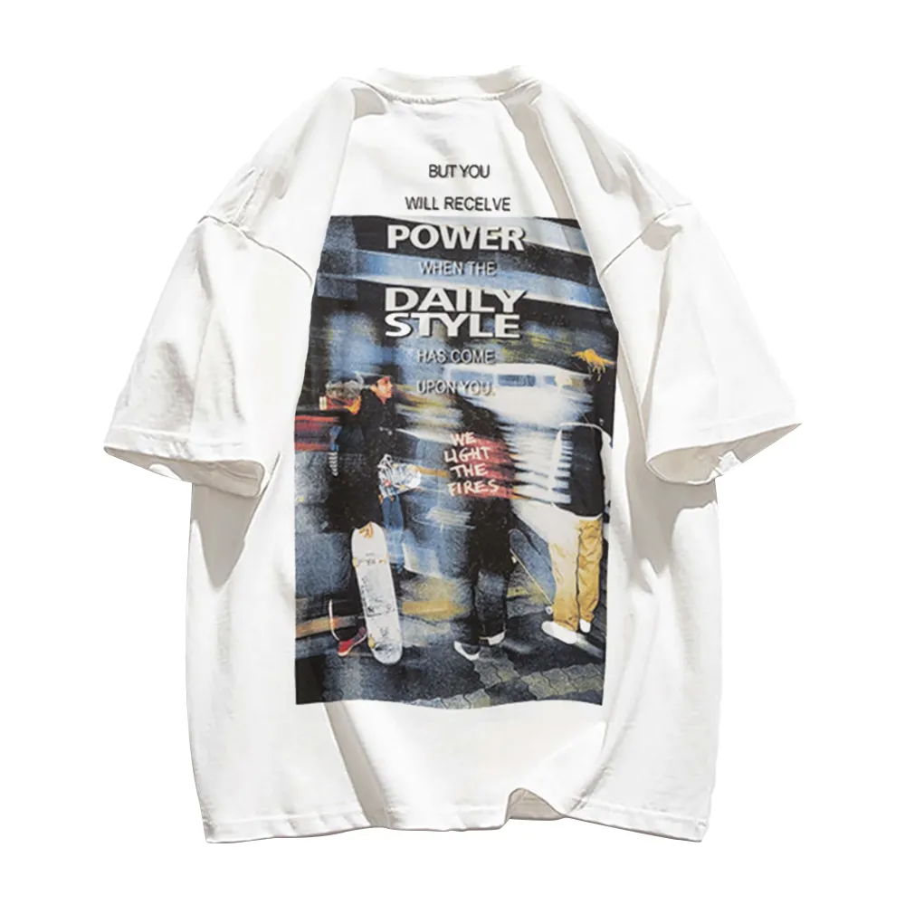 Street Skateboarding Boy Silhouette T-Shirt