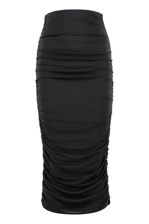 Stretch pencil skirt