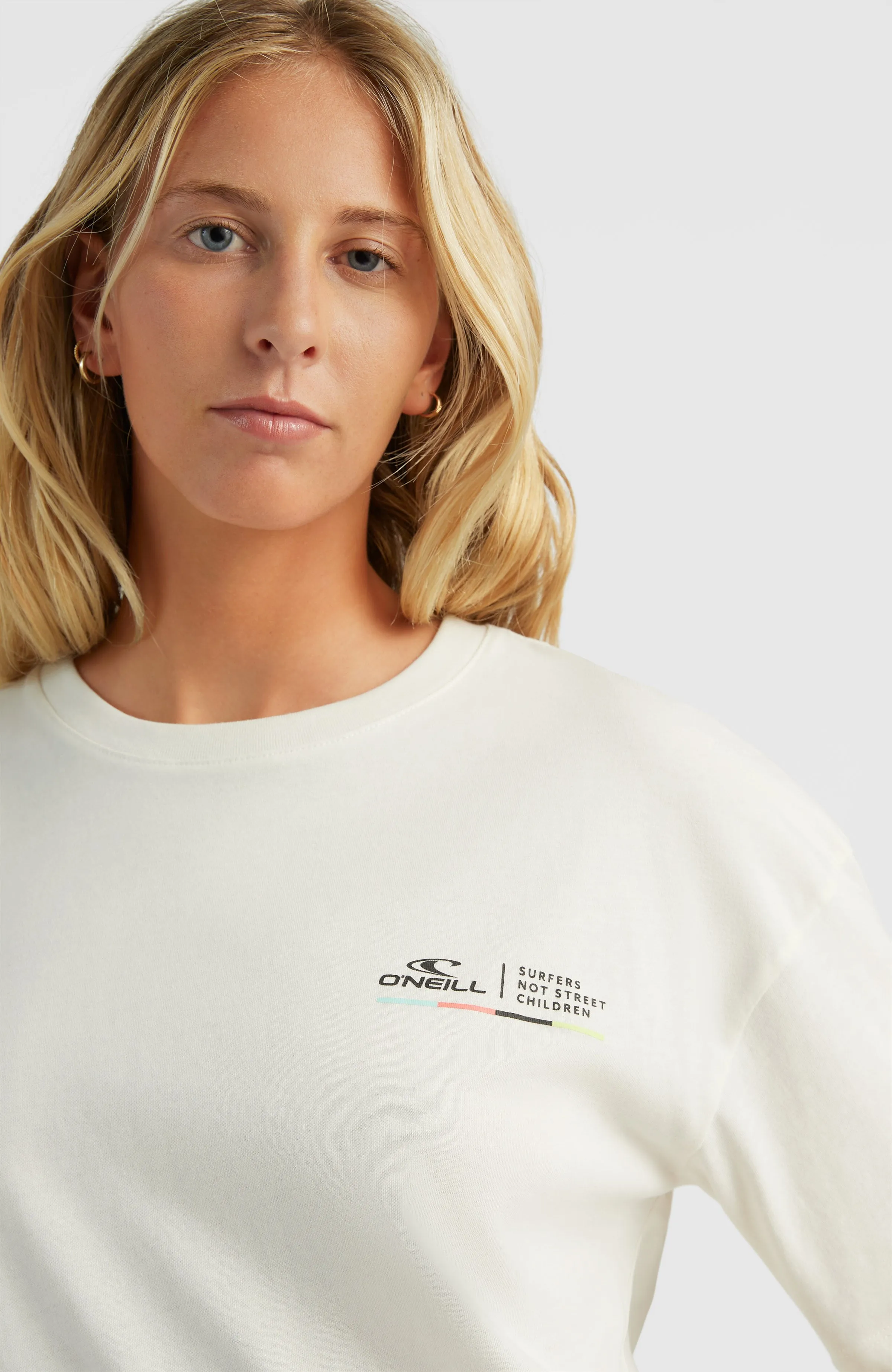 Surfer Not Street Children Loose T-Shirt | Snow White