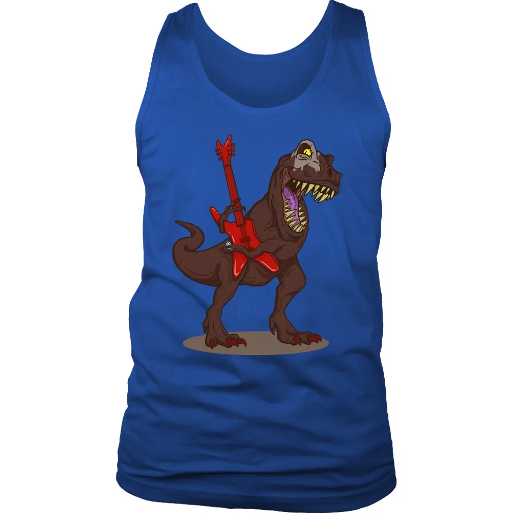 T-Rex Rocks T-shirt, Gift for Musician, Shirt for Guitarist, Dinosaur Rock Star T-shirt