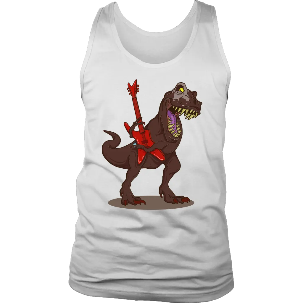 T-Rex Rocks T-shirt, Gift for Musician, Shirt for Guitarist, Dinosaur Rock Star T-shirt