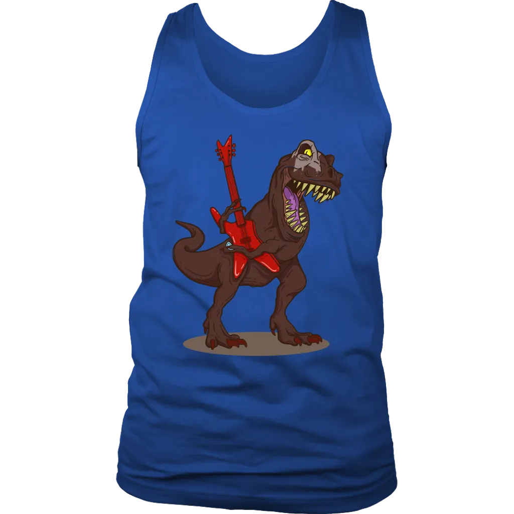 T-Rex Rocks T-shirt, Gift for Musician, Shirt for Guitarist, Dinosaur Rock Star T-shirt