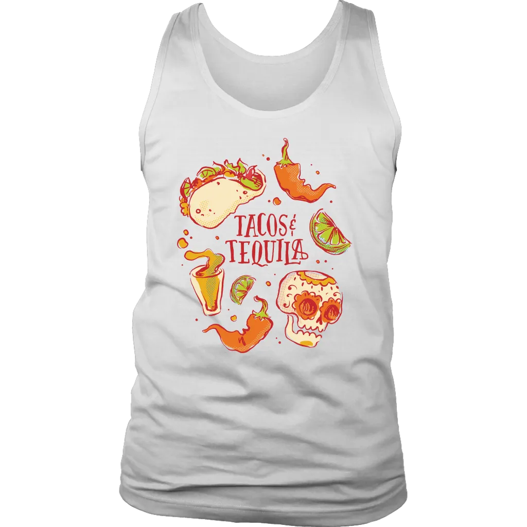 Tacos and Tequila T-shirt, Funny Gift Shirt, Funny Taco T-shirt, Funny Tequila T-shirt