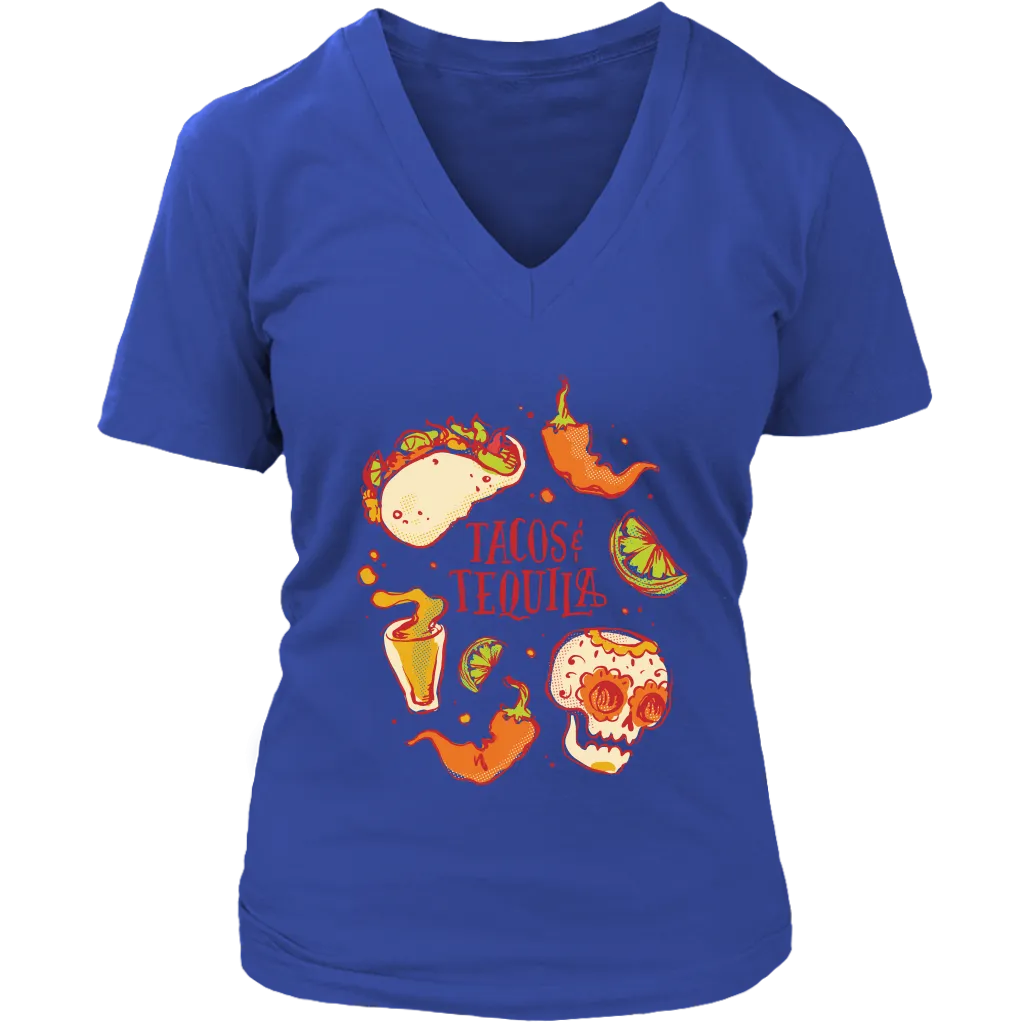 Tacos and Tequila T-shirt, Funny Gift Shirt, Funny Taco T-shirt, Funny Tequila T-shirt