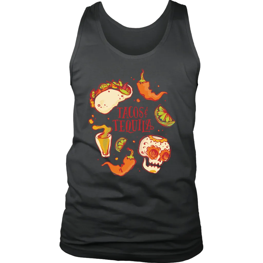 Tacos and Tequila T-shirt, Funny Gift Shirt, Funny Taco T-shirt, Funny Tequila T-shirt