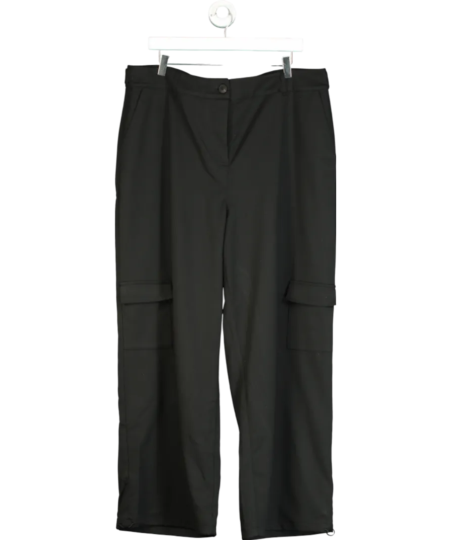 TALA Black Everyday Tailoring Adjustable Multiway Cargo Trousers UK XXL