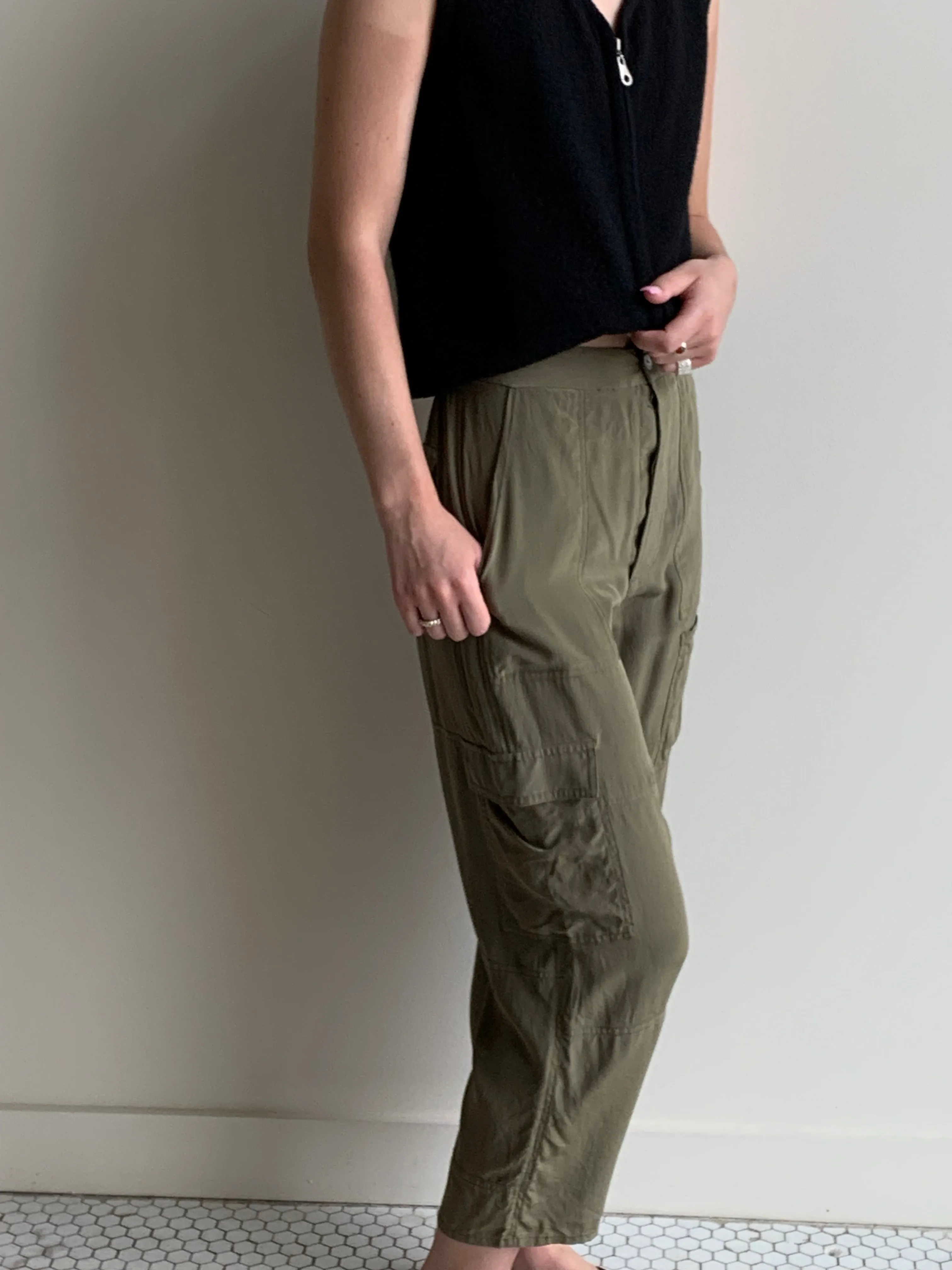 The Great Eros silk pants