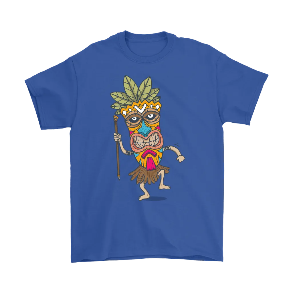 Tiki T-shirt, Gift of Tiki Mask, Tiki Mask Shirt, Dancing Tiki T-shirt