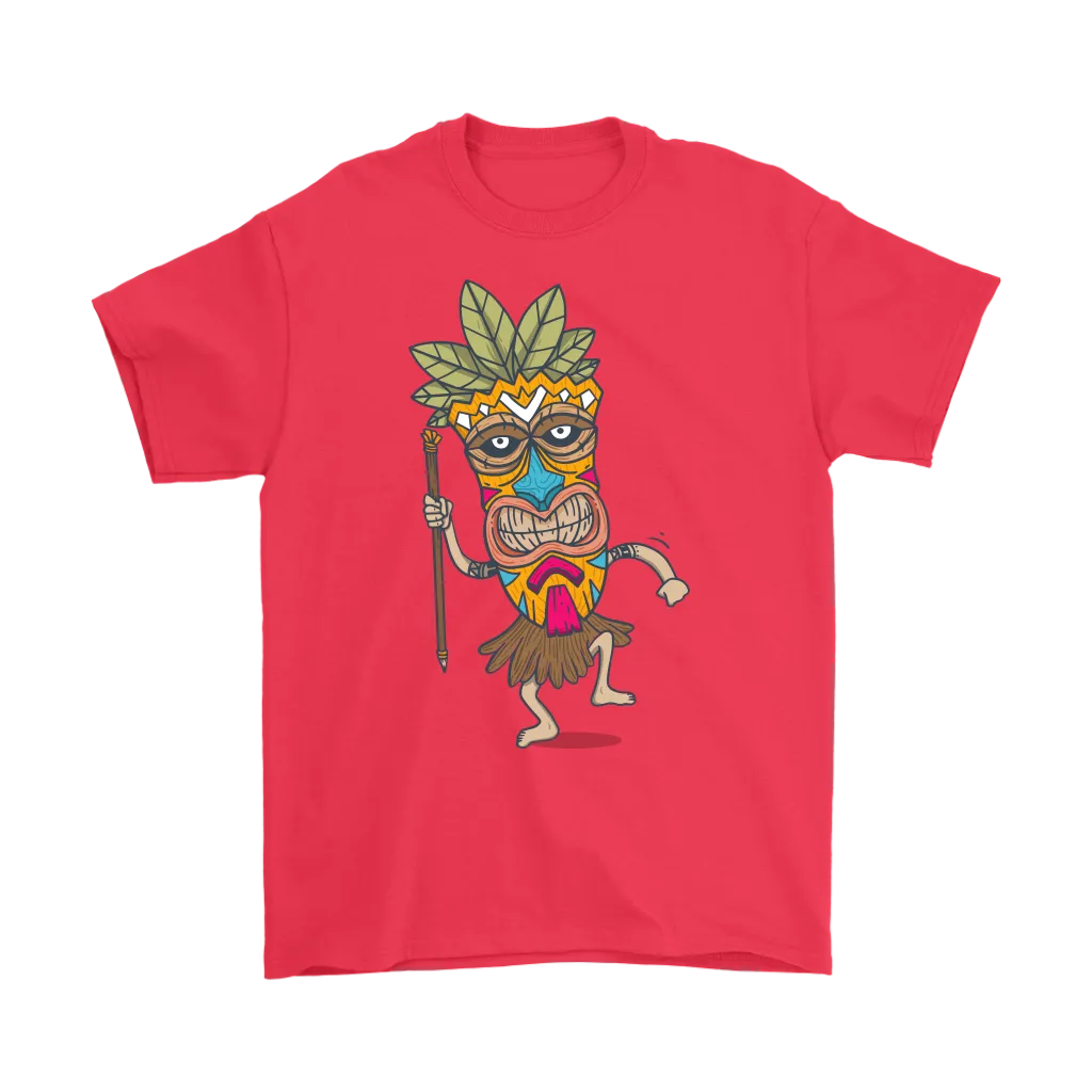 Tiki T-shirt, Gift of Tiki Mask, Tiki Mask Shirt, Dancing Tiki T-shirt