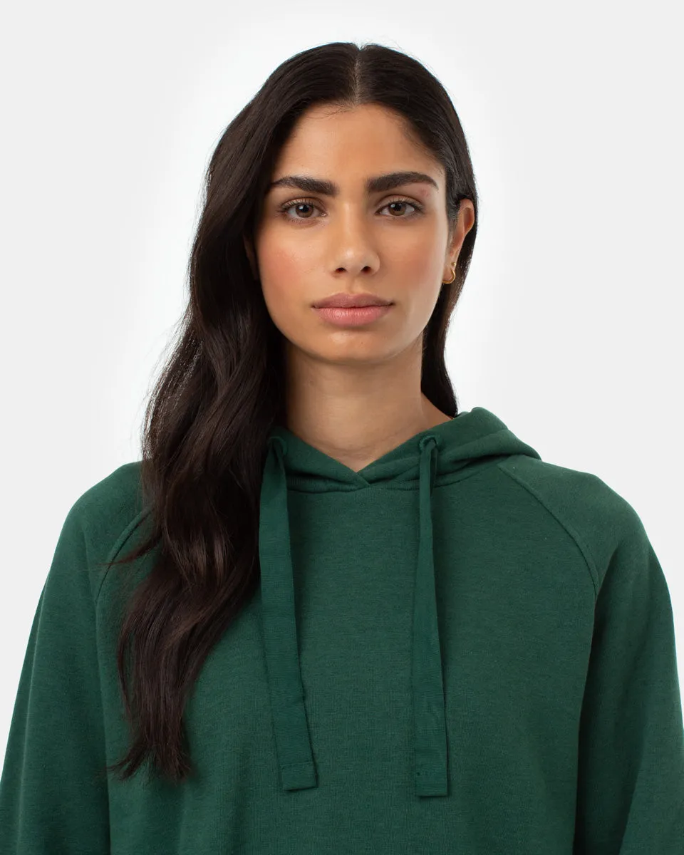 Treefleece Slit Hem Oversized Hoodie
