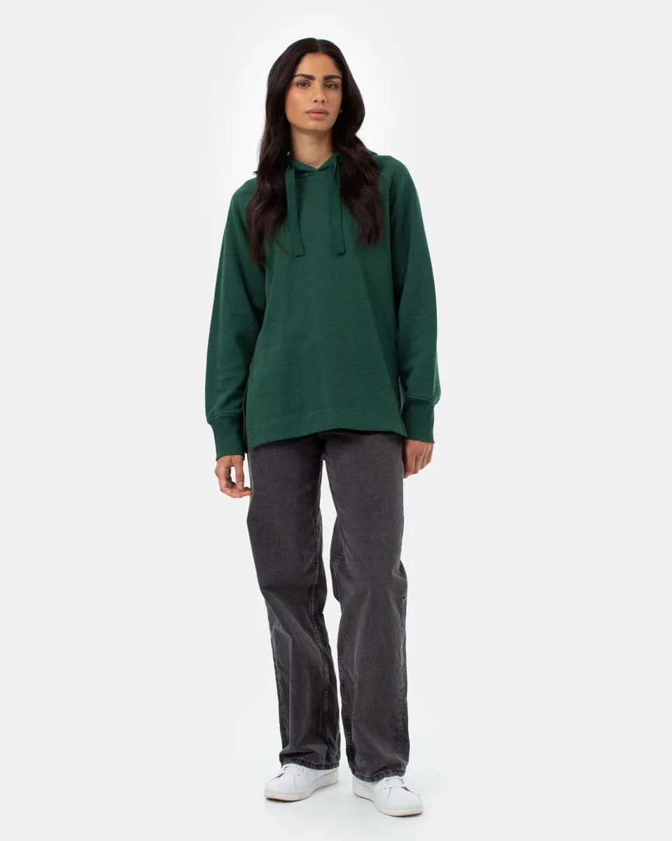 Treefleece Slit Hem Oversized Hoodie