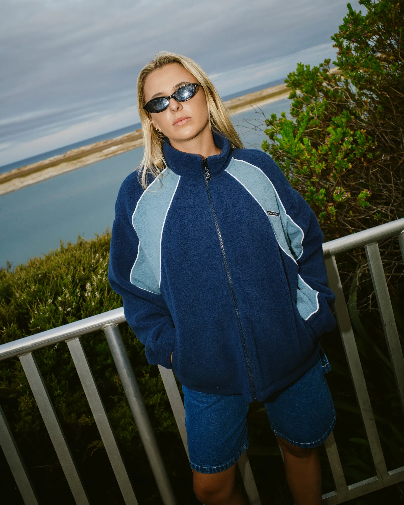 Two Tides  Zip Through Sherpa Fleece