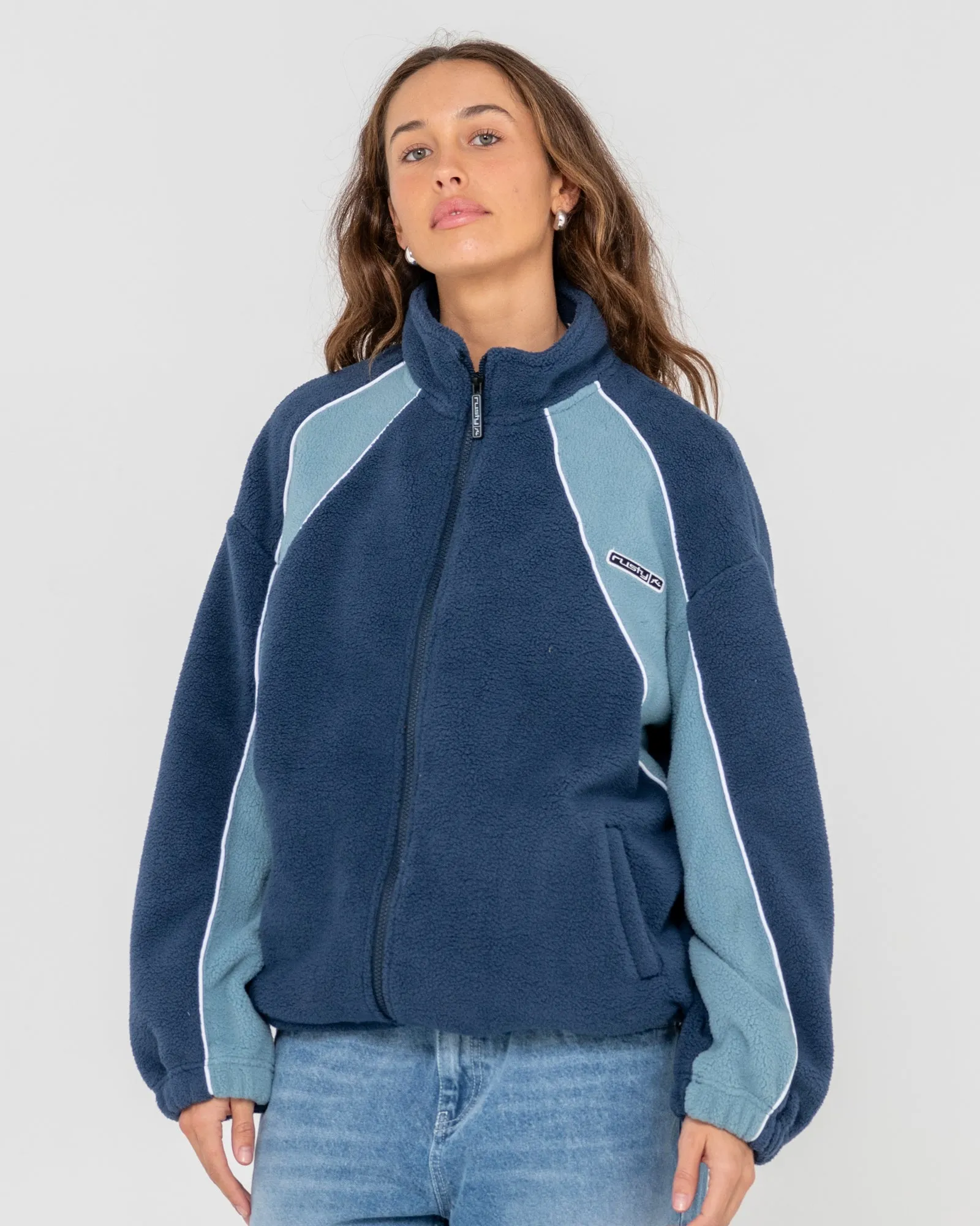 Two Tides  Zip Through Sherpa Fleece