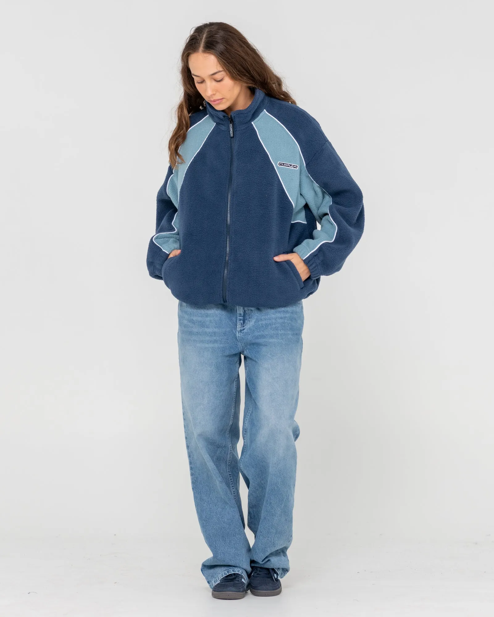 Two Tides  Zip Through Sherpa Fleece