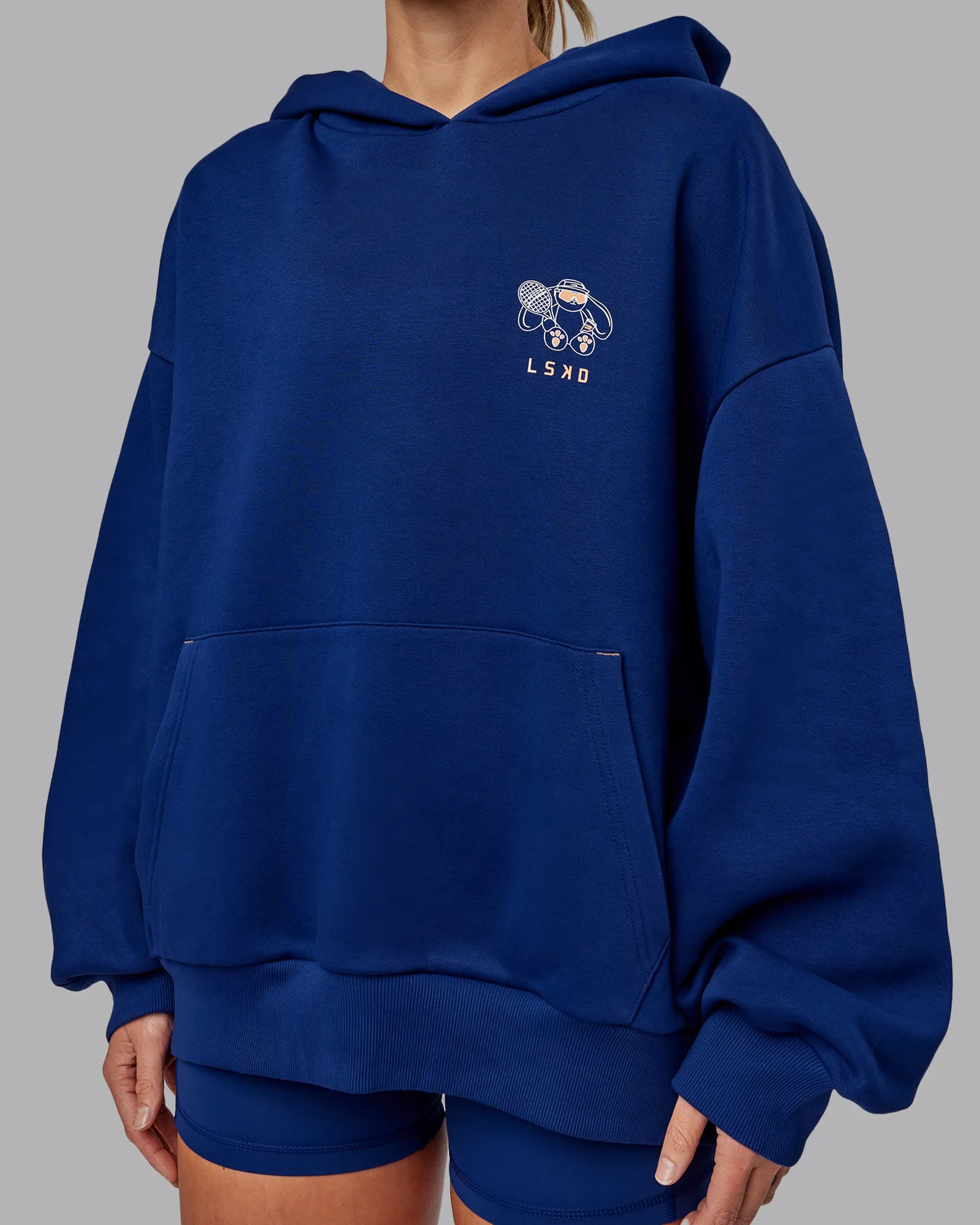 Unisex Appreciate the Small Things Oversized Hoodie - Midnight Blue