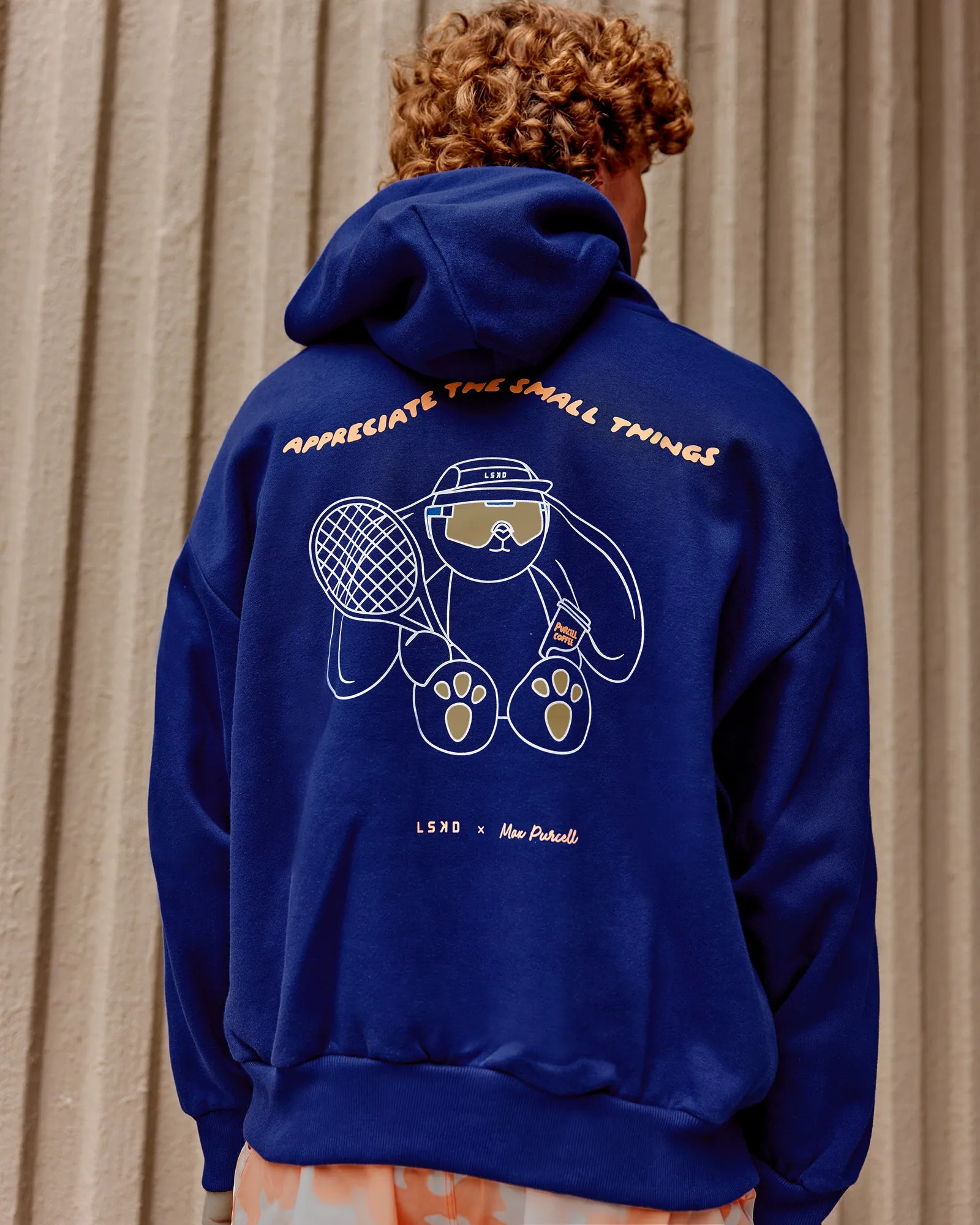 Unisex Appreciate the Small Things Oversized Hoodie - Midnight Blue