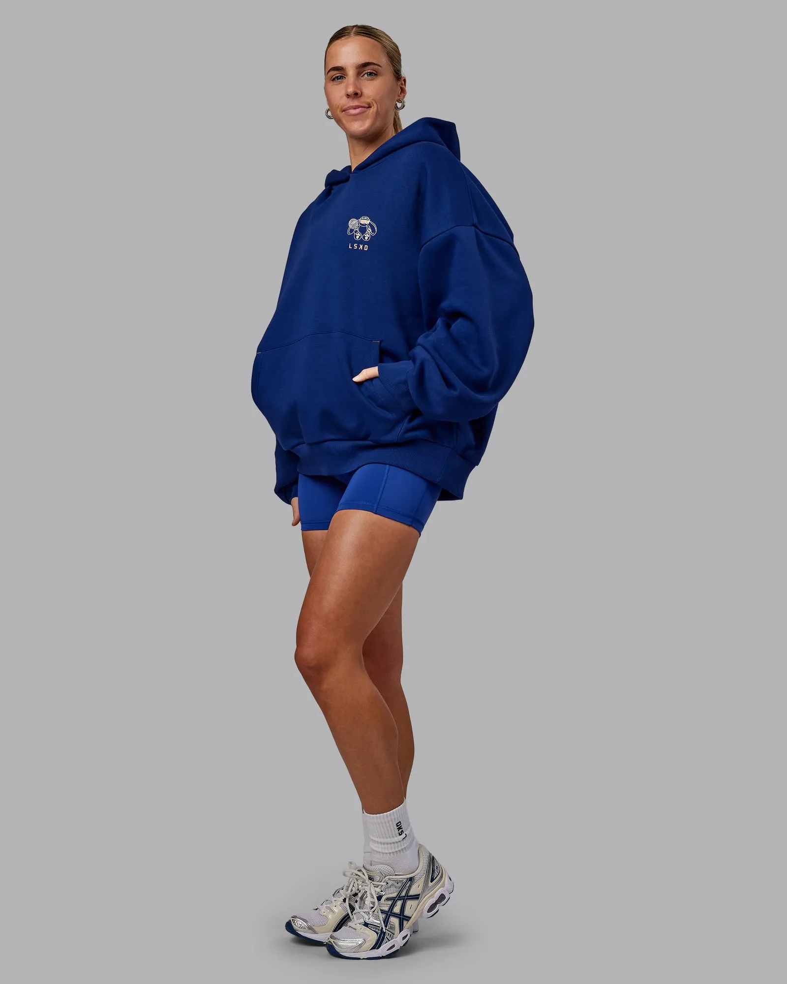 Unisex Appreciate the Small Things Oversized Hoodie - Midnight Blue